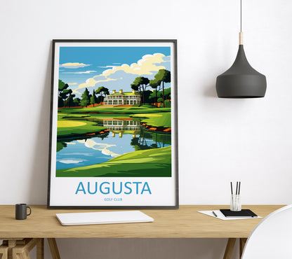 Augusta Golf Club Travel Poster