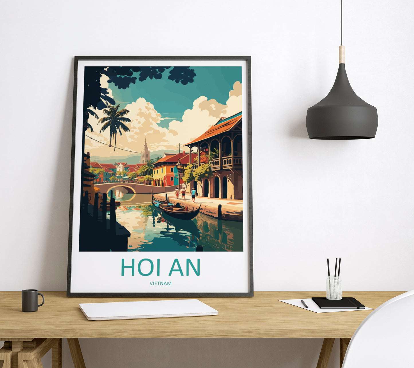 Hoi An Vietnam Travel Poster