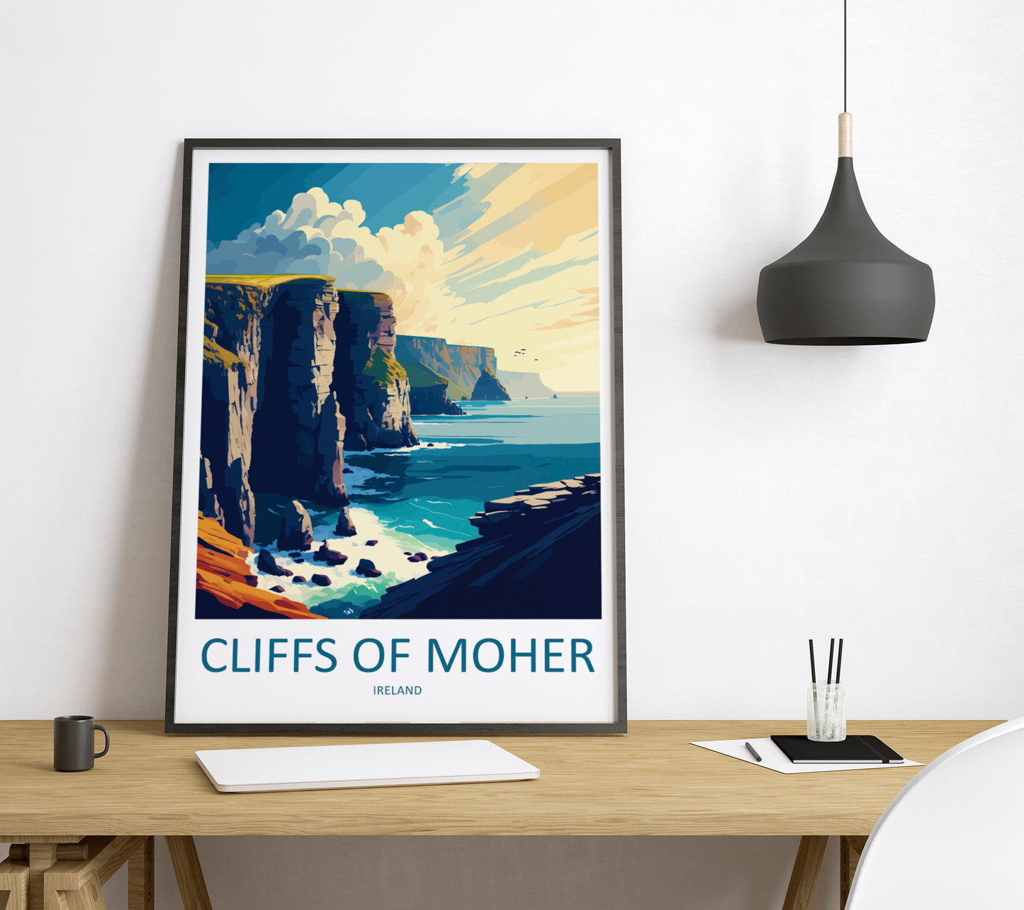 Cliffs Of Moher Ireland Travel Poster