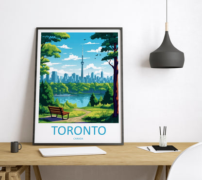 Toronto Canada Travel Poster