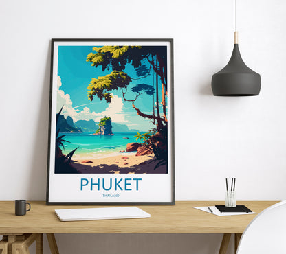 Phuket Thailand Travel Poster