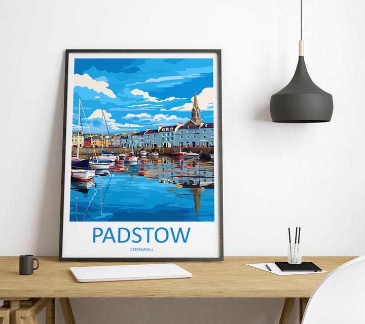 Padstow England Travel Poster