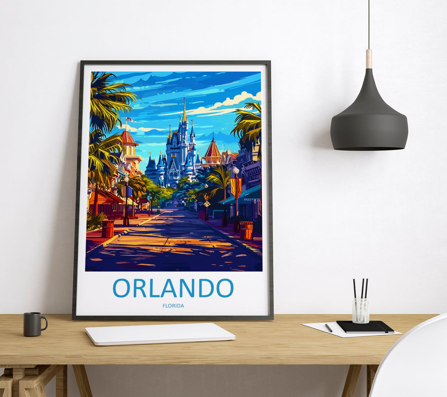 Orlando Florida USA Travel Poster