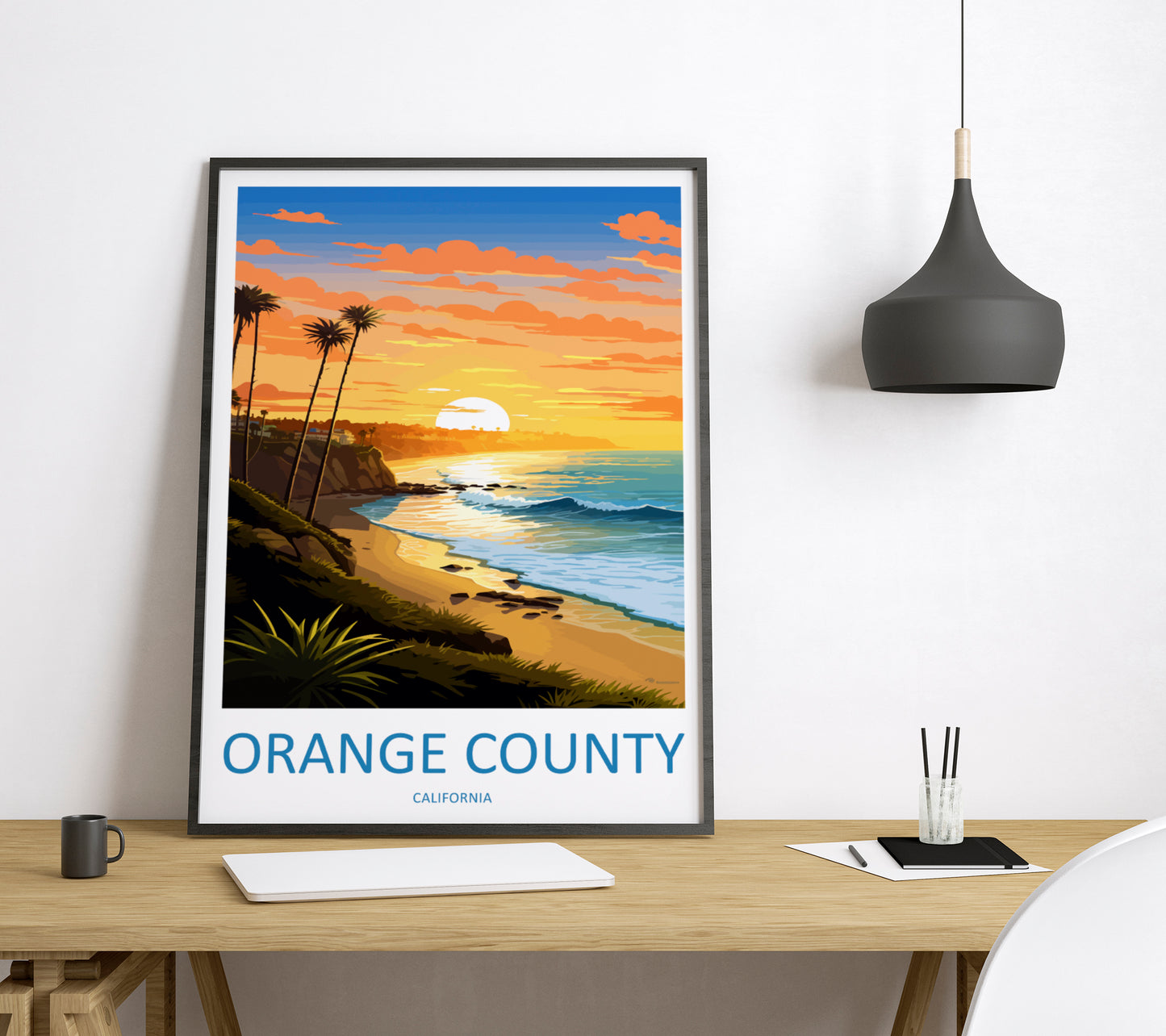 Orange County USA Travel Poster