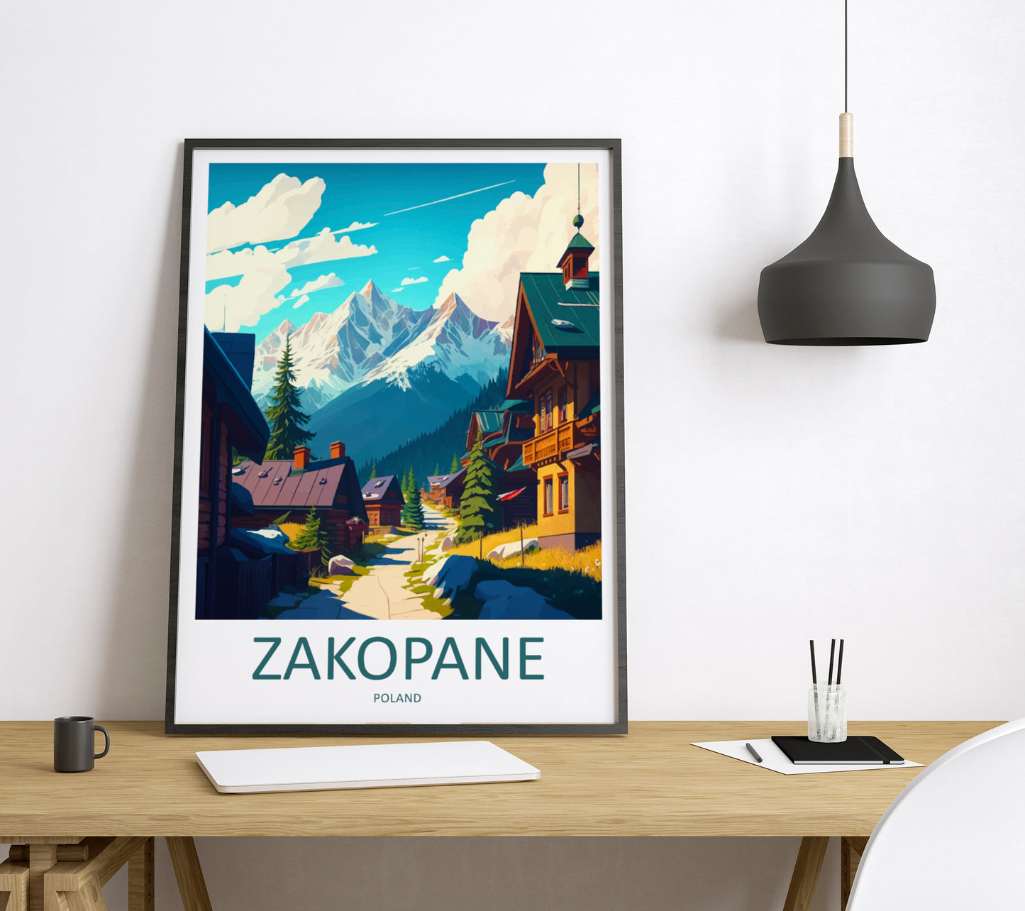 Zakopane Poland Travel Poster