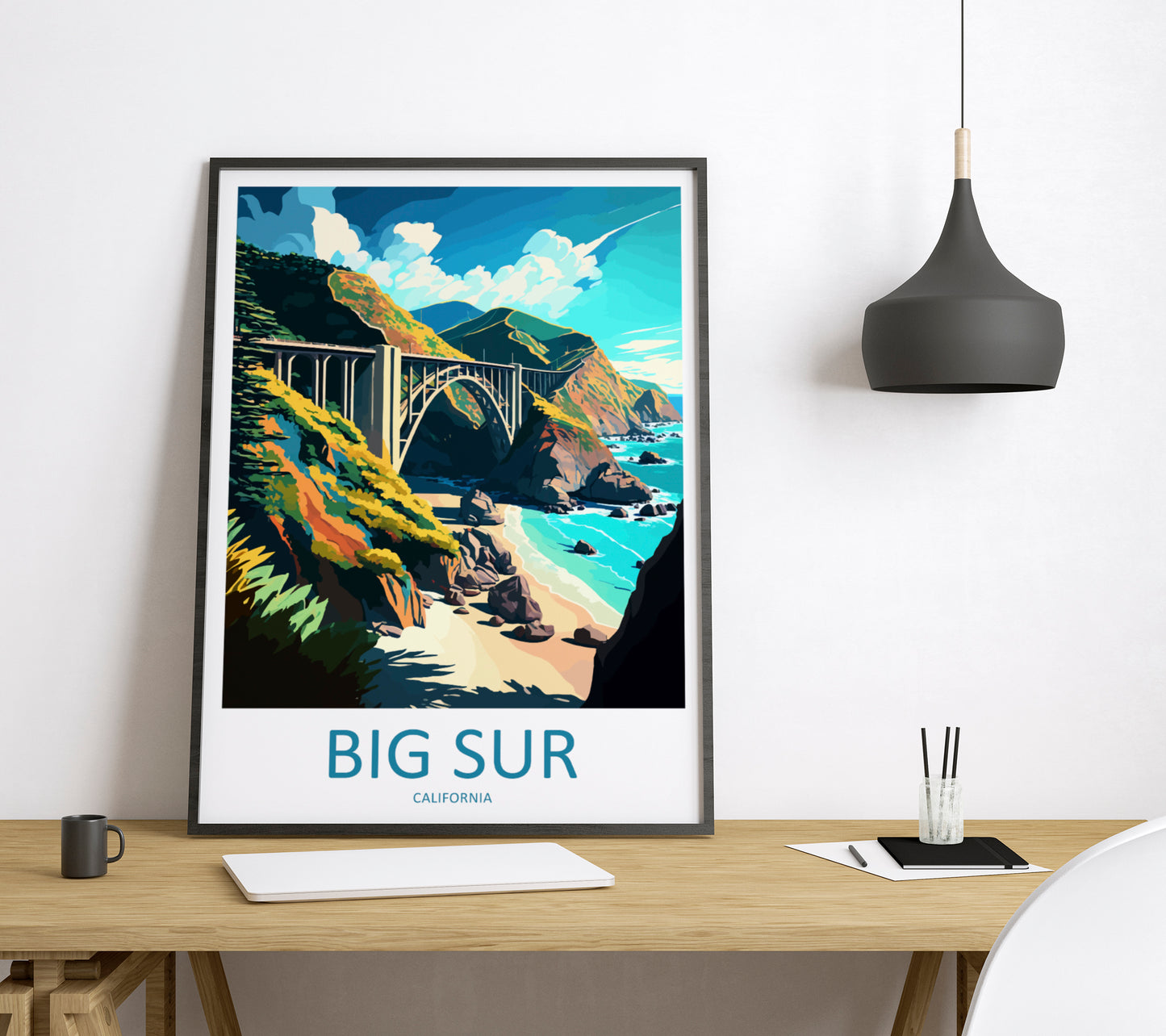 Big Sur USA Travel Poster