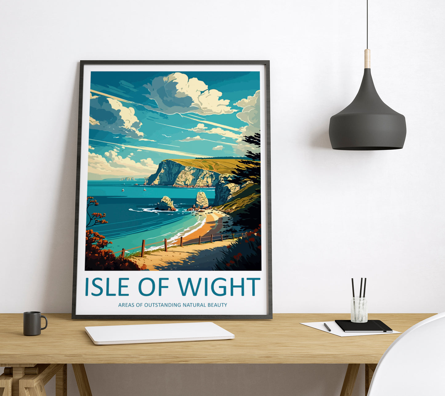 Isle Of Wight England Travel Poster