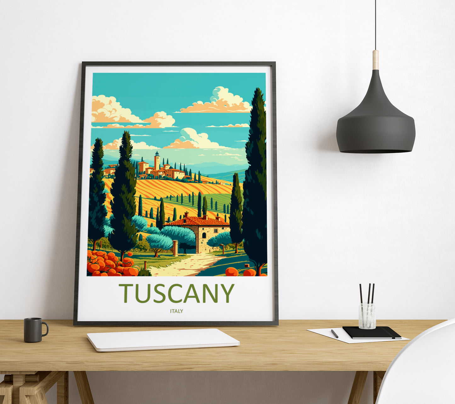 Tuscany Italy Travel Poster