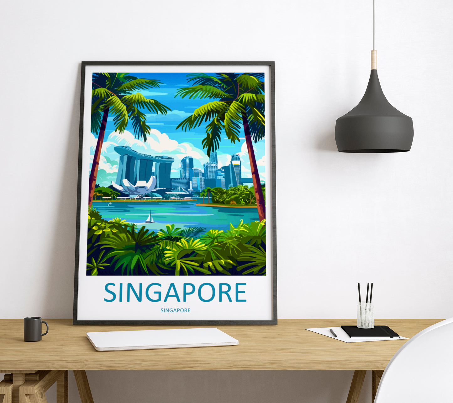 Singapore Asia Travel Poster