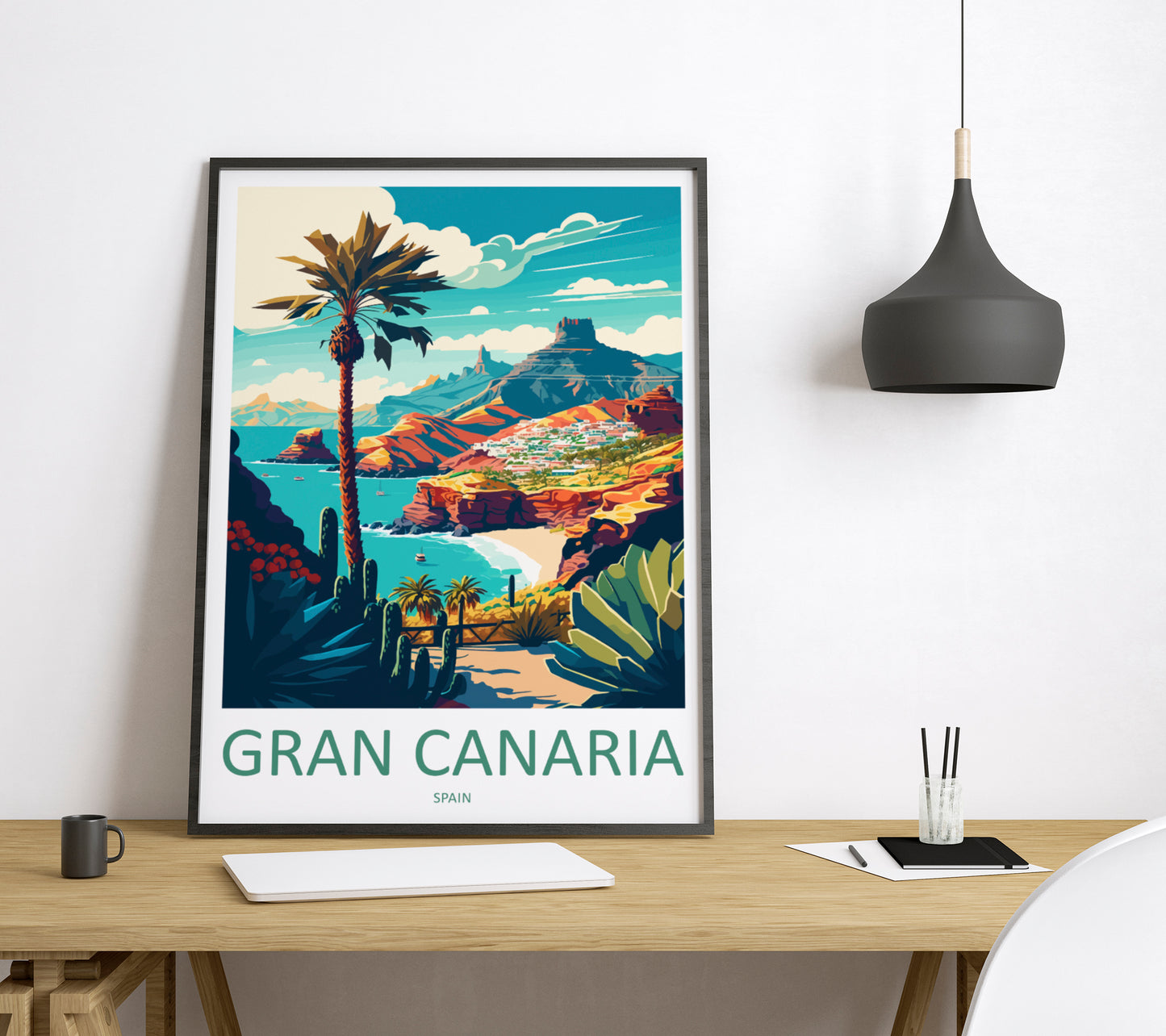 Gran Canaria Spain Travel Poster