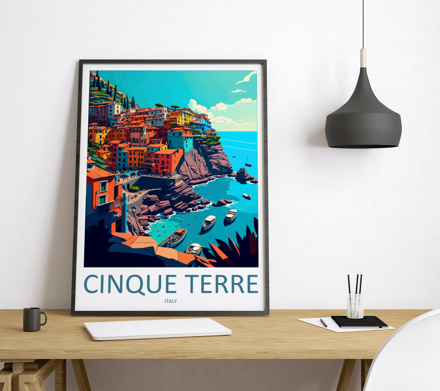 Cinque Terre Italy Travel Poster