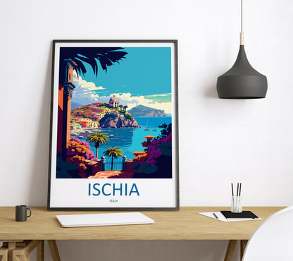 Ischia Italy Travel Poster