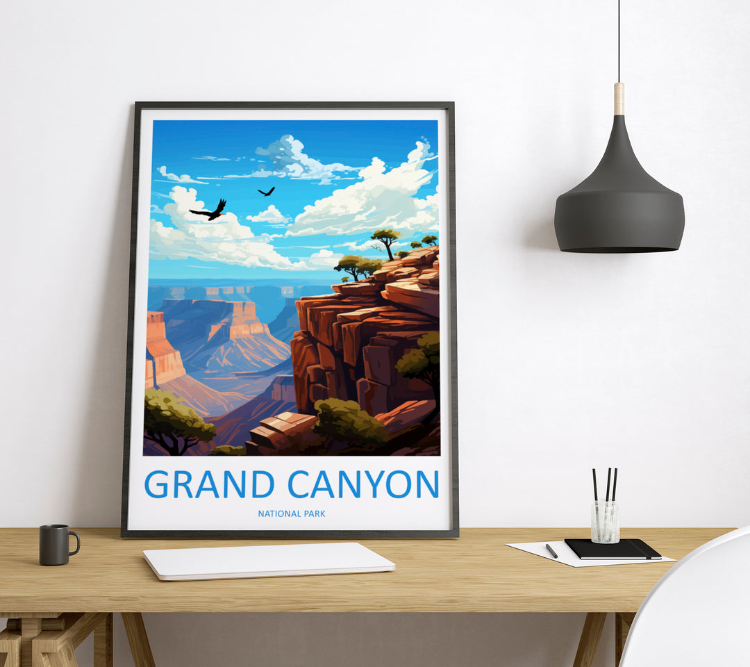 Grand Canyon USA Travel Poster