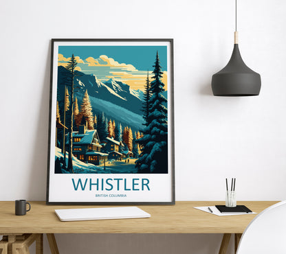 Whistler Canada Travel Poster