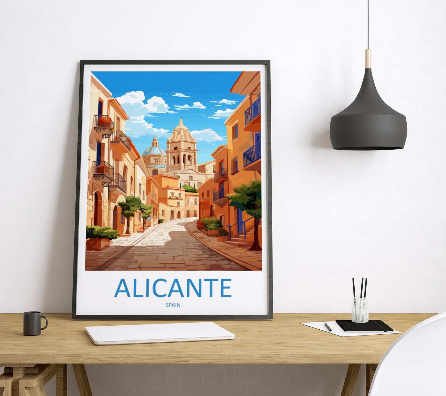 Alicante Spain Travel Poster