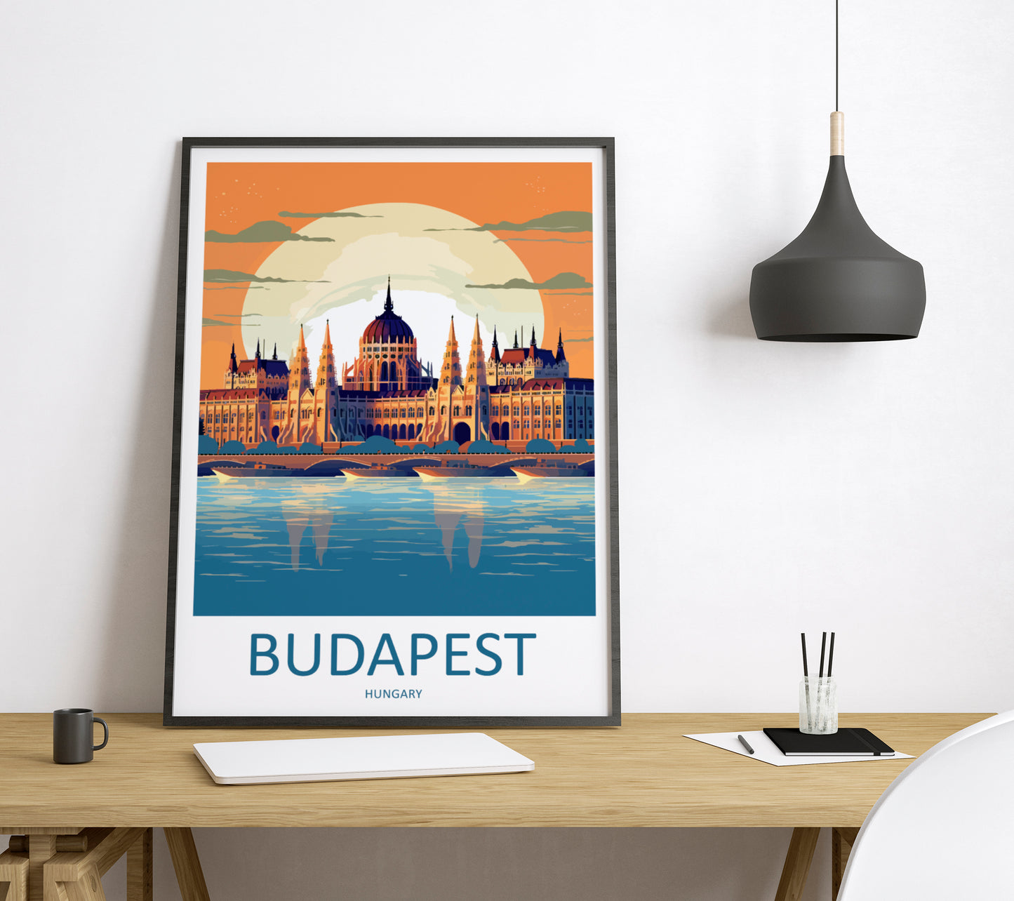 Budapest Hungary Travel Poster