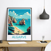 Algarve Portugal Travel Poster