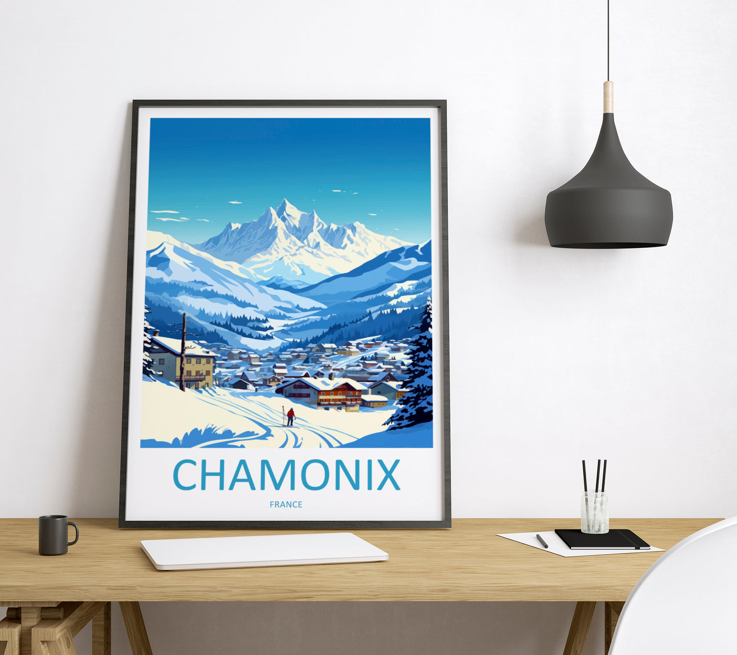 Chamonix France Travel Poster