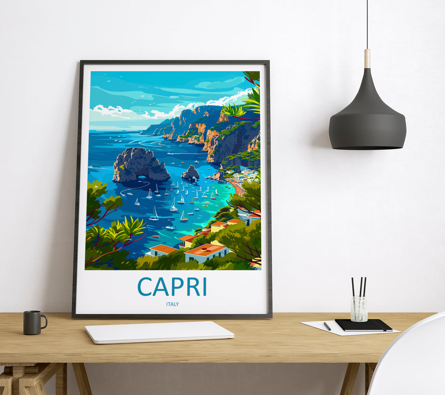 Capri Italy Travel Poster