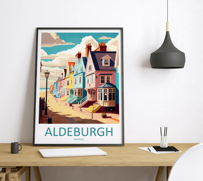 Aldeburgh England Travel Poster