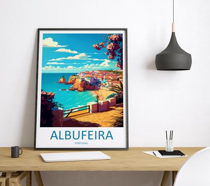 Albufeira Portugal Travel Poster