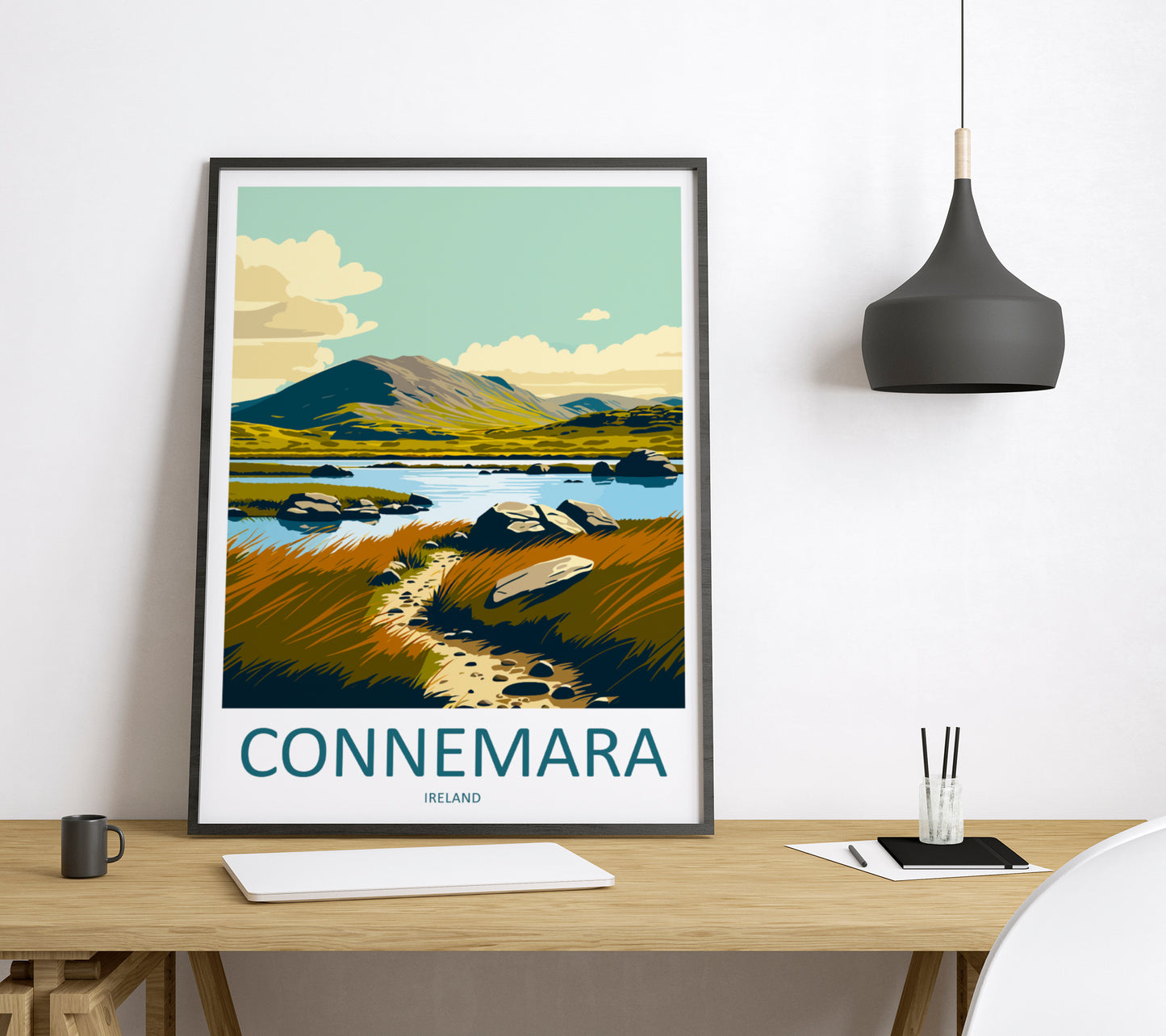 Connemara Ireland Travel Poster