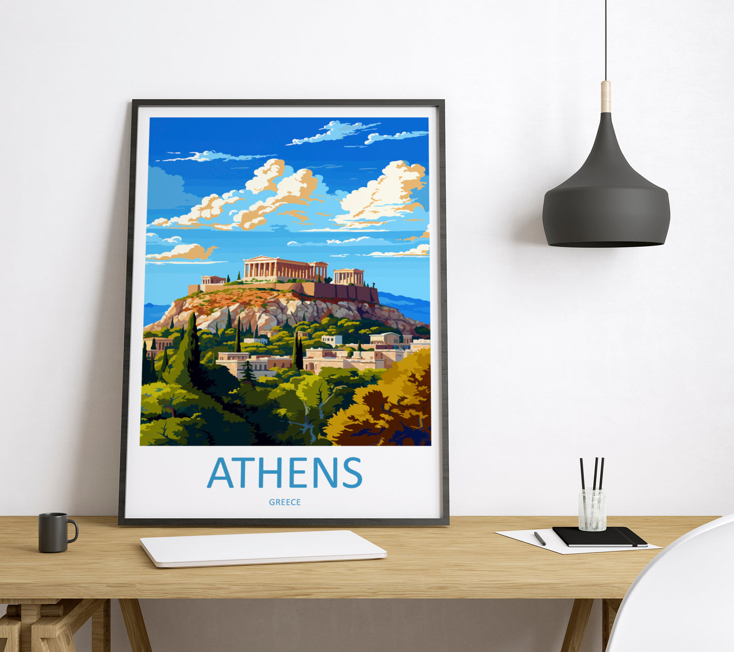 Athens Greece Travel Poster