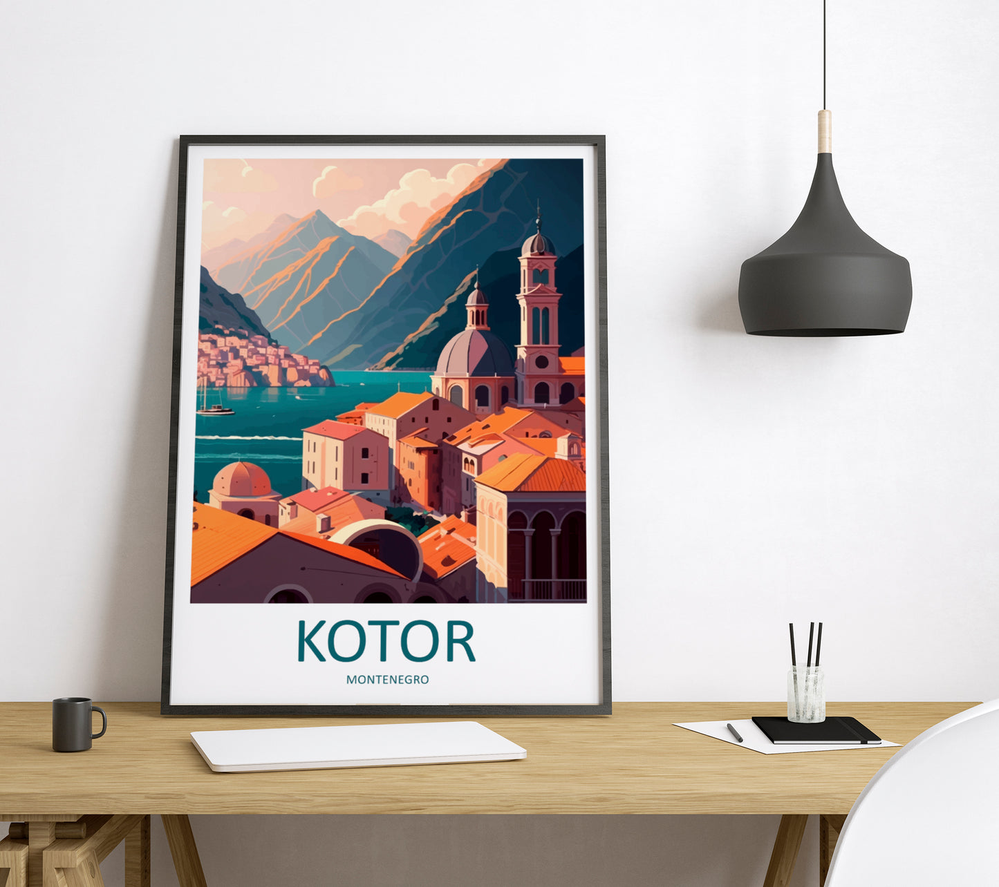 Kotor Montenegro  Travel Poster