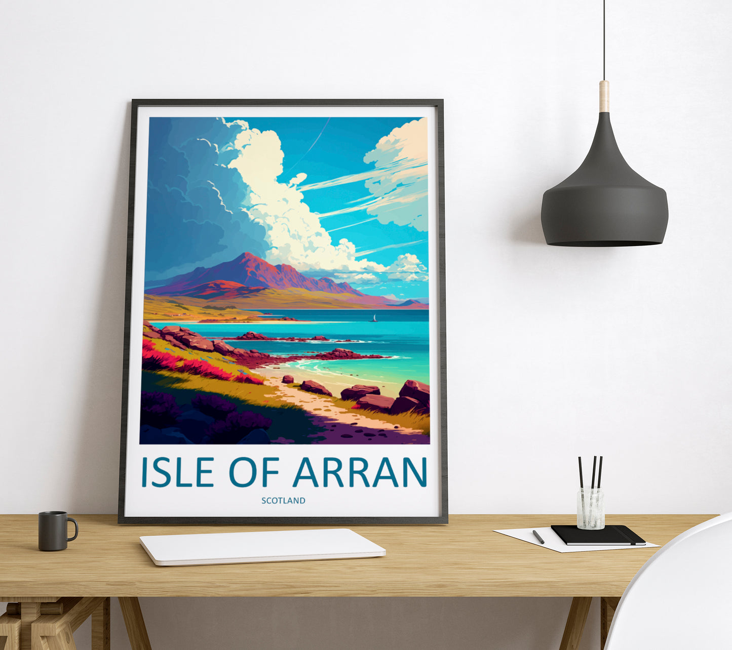 Isle Of Arran Scotland Travel Poster