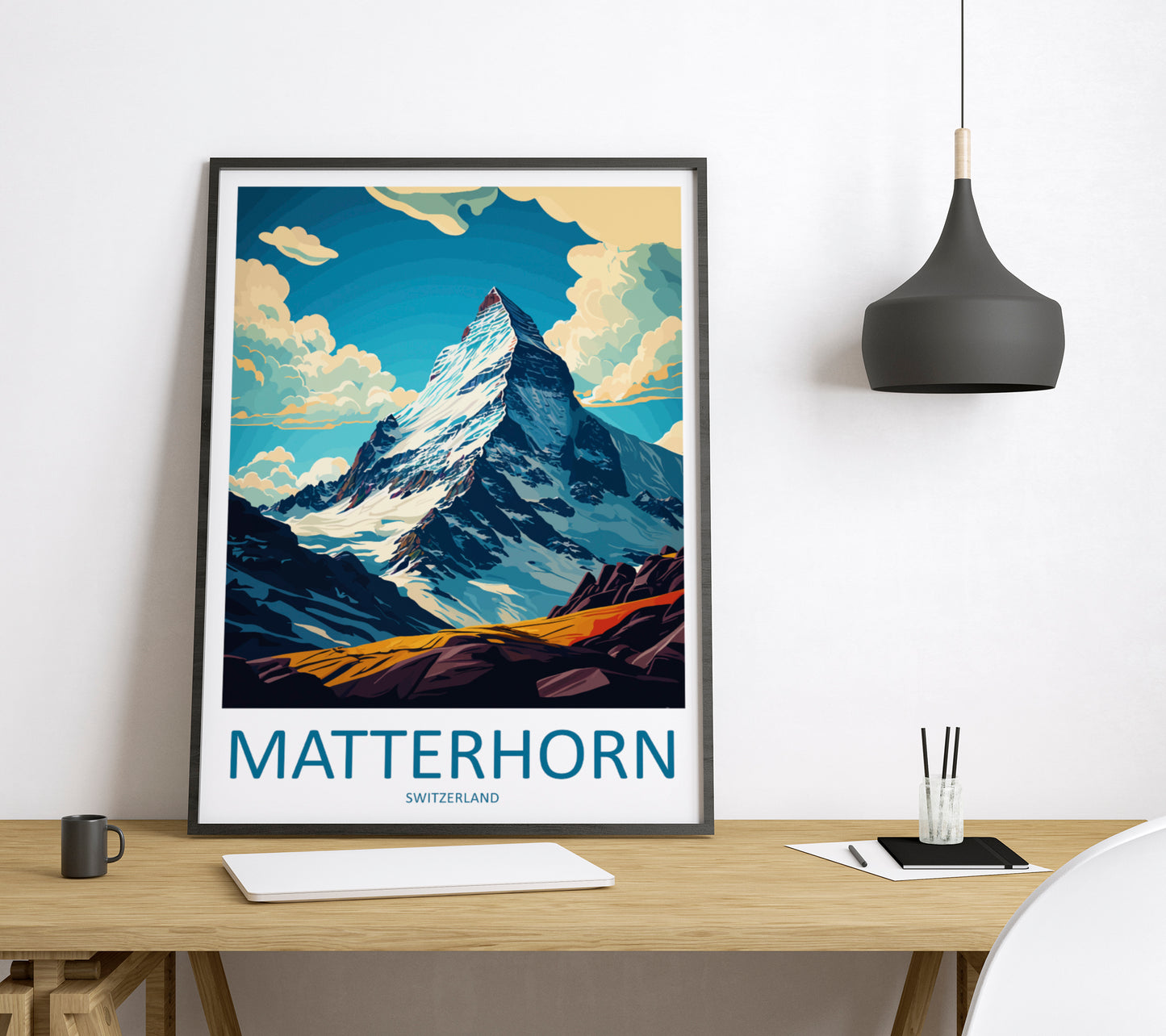 Matterhorn Switzerland Travel Poster