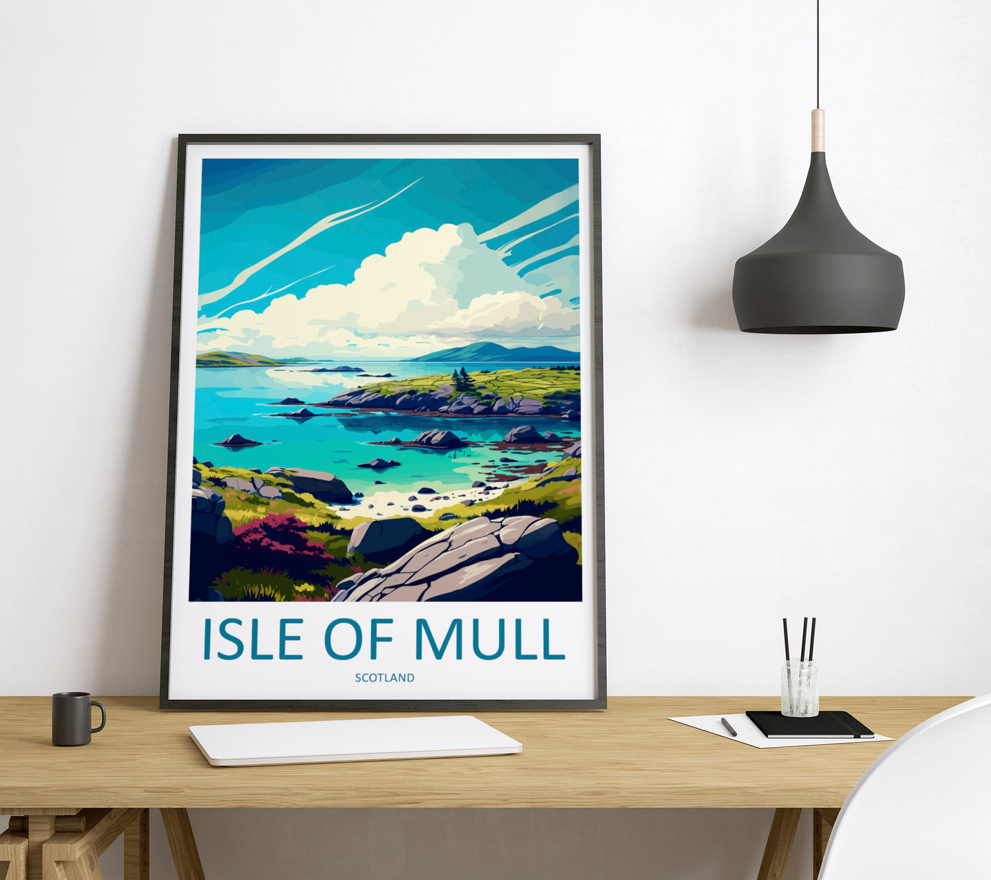 Isle Of Mull Scotland Travel Poster