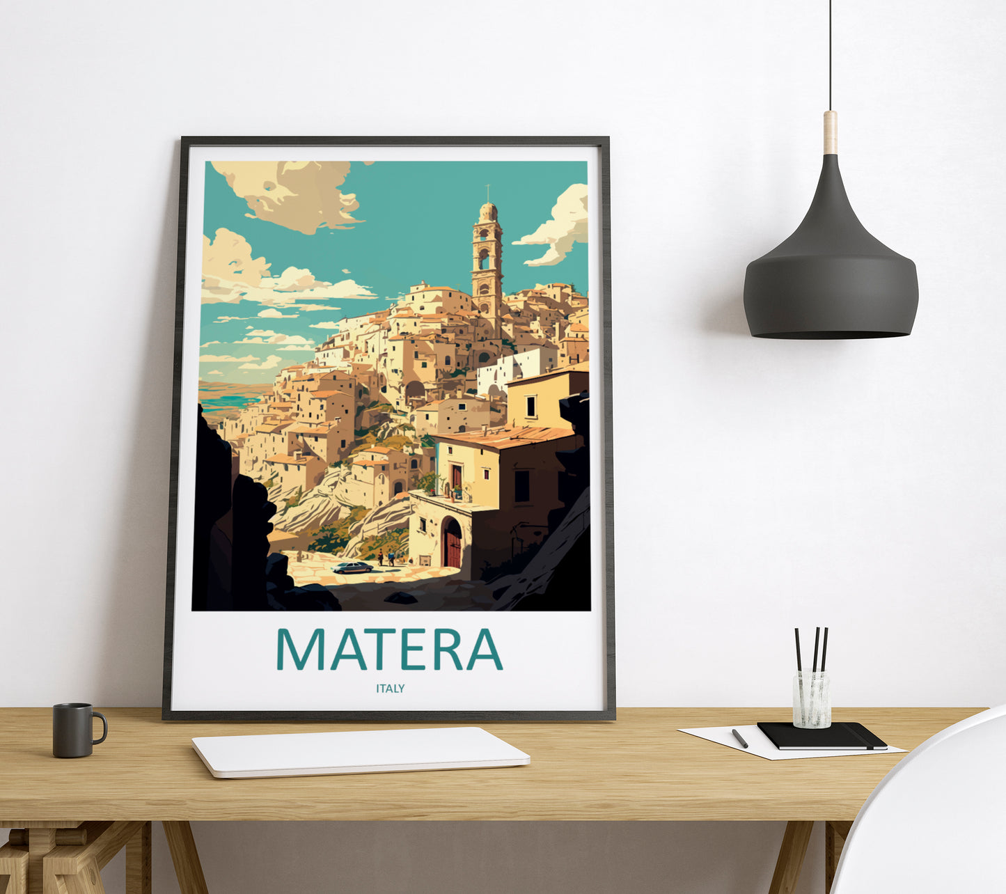 Matera Italy Travel Poster