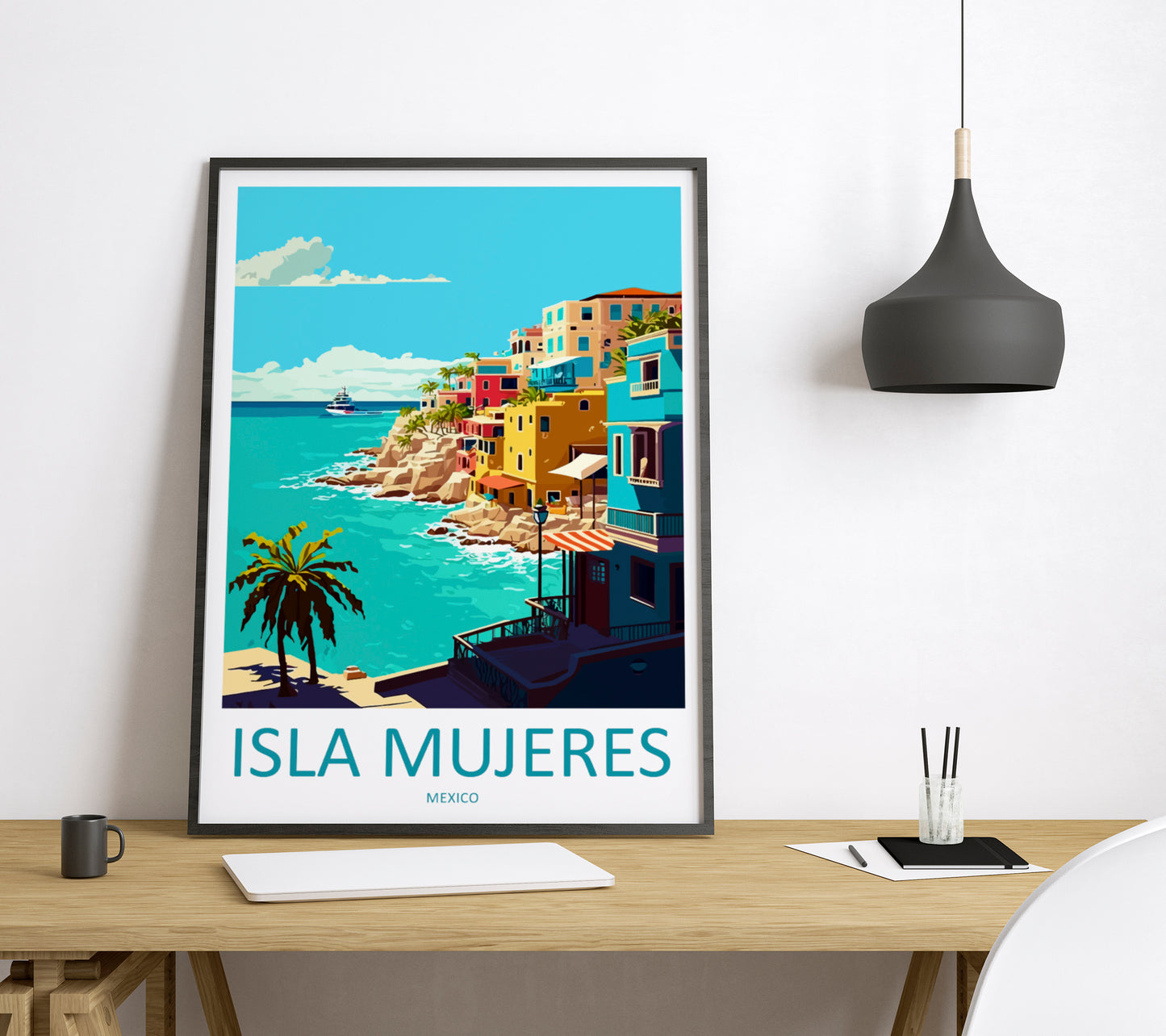 Isla Mujeres Mexico Travel Poster