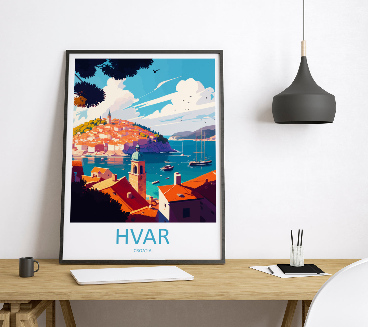 Hvar Croatia Travel Poster