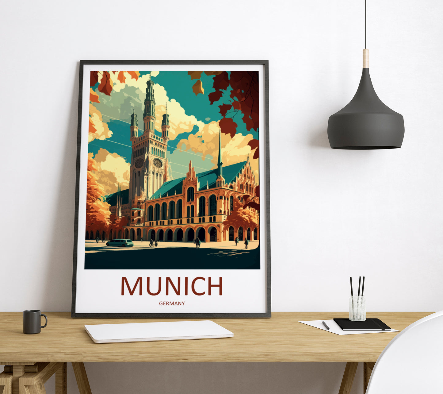 Munich Germany Travel Poster