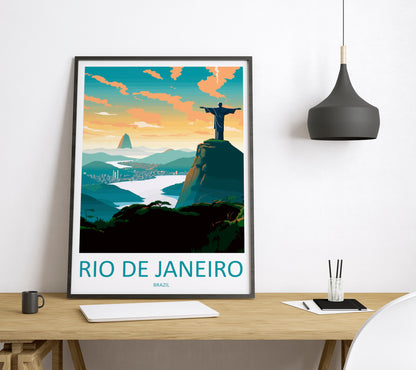 Rio De Janeiro Brazil Travel Poster