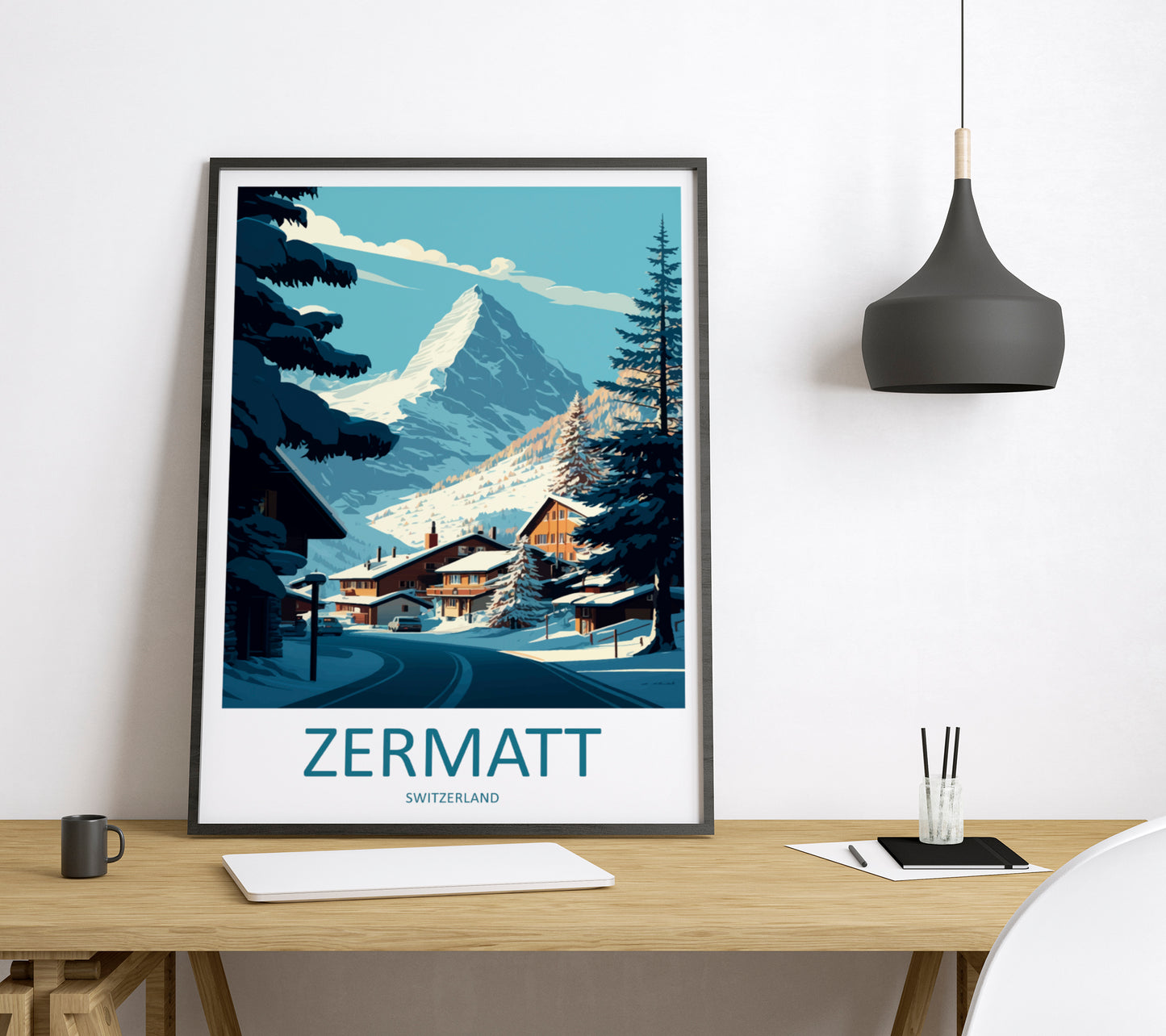 Zermatt Switzerland Travel Poster