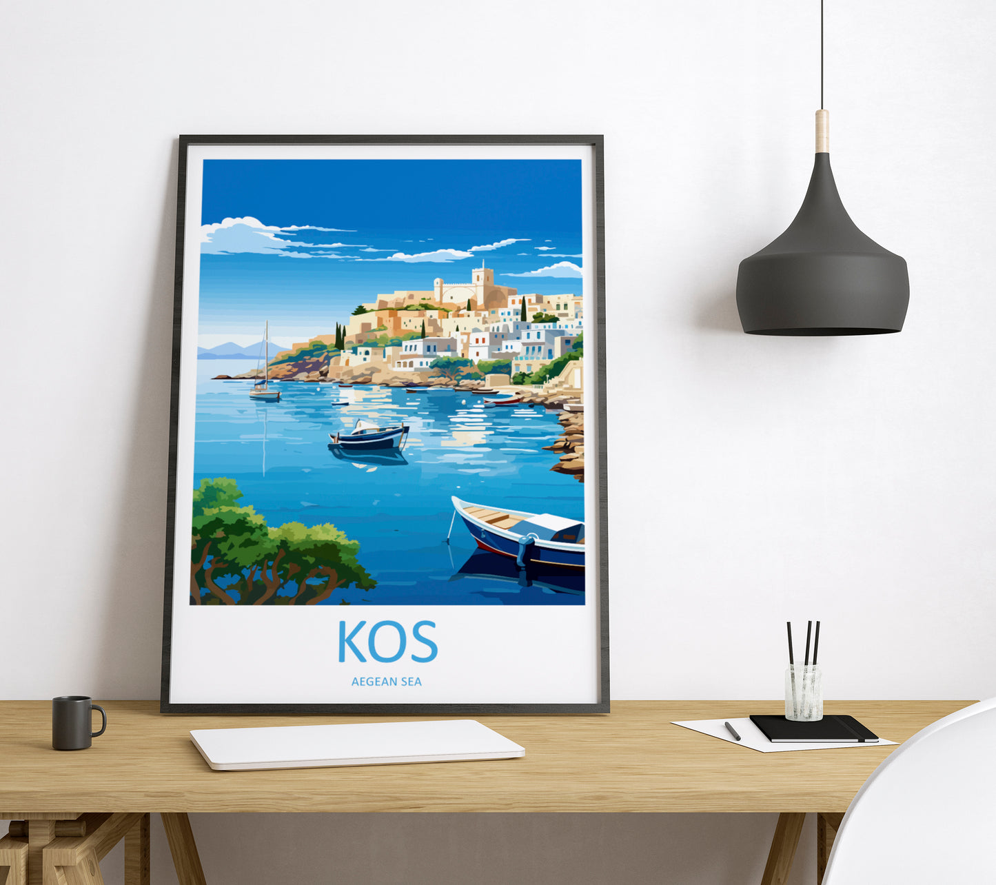 Kos Turkey Travel Poster