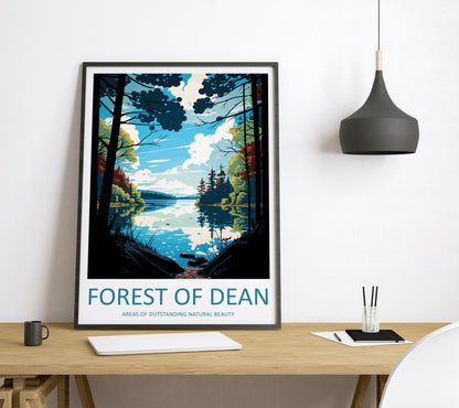 Forest Of Dean England Travel Poster