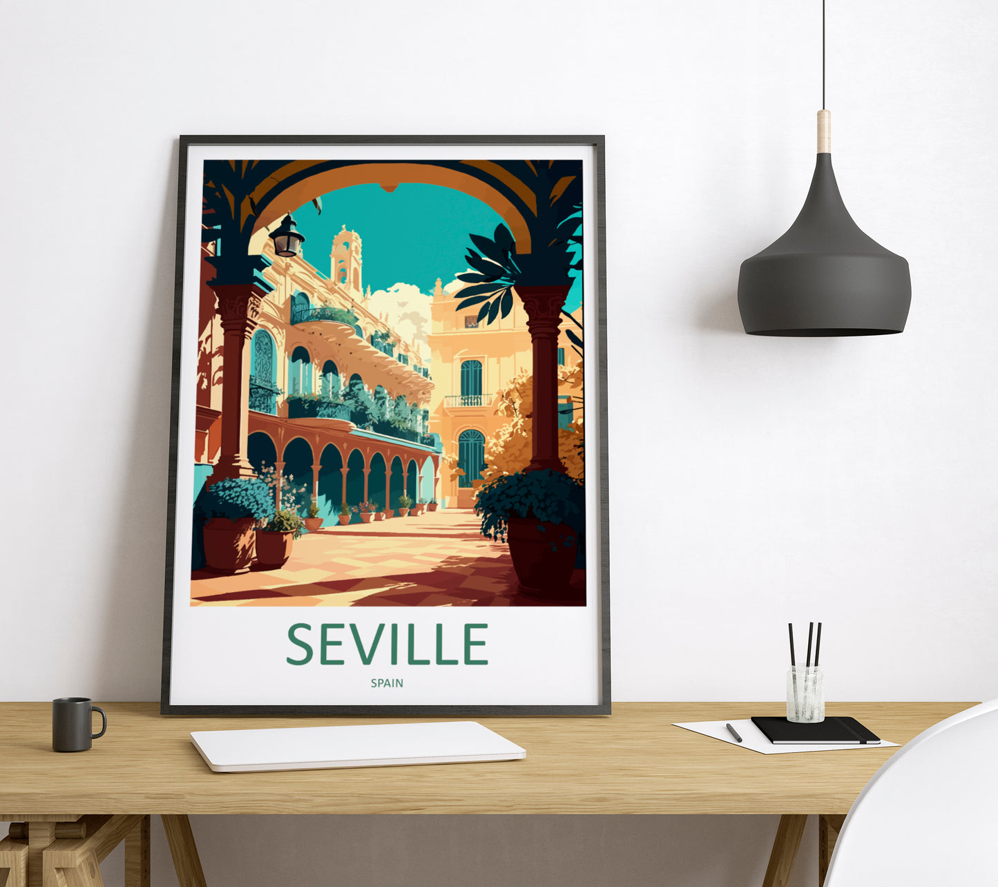 Seville Spain Travel Poster