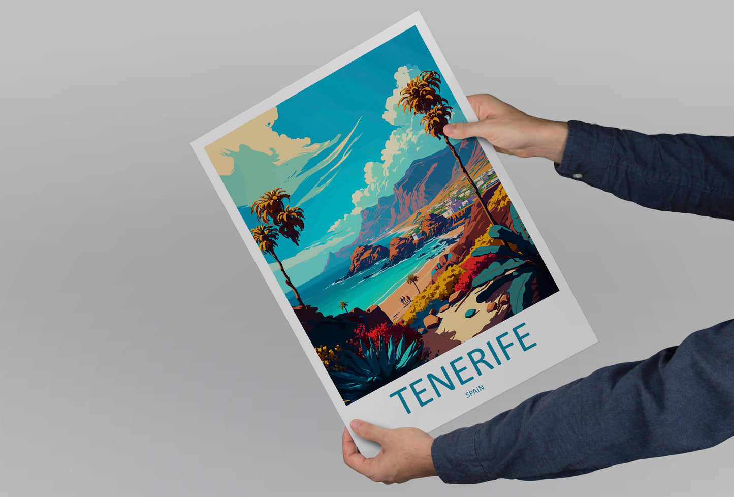 Tenerife Spain Travel Poster