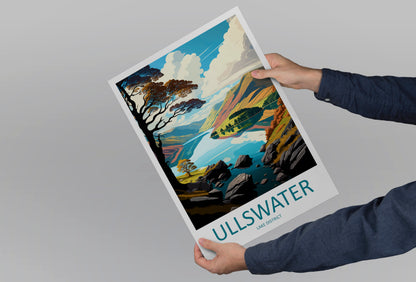 Ullswater England Travel Poster