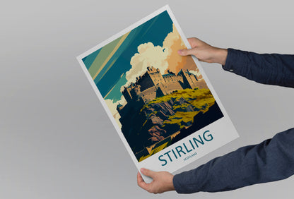 Stirling Scotland Travel Poster