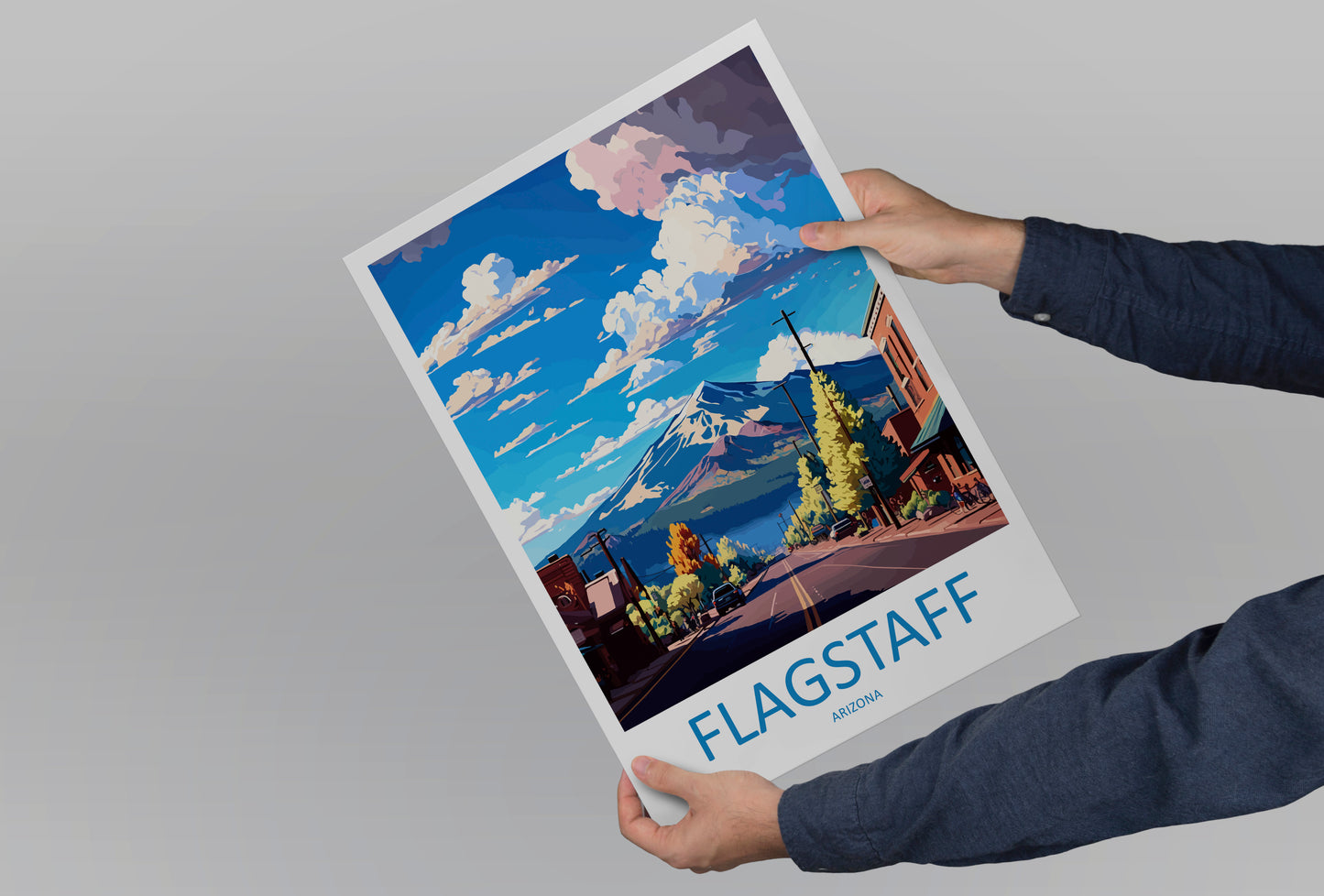 Flagstaff USA Travel Poster