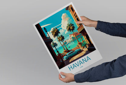 Havana Caribbean Travel Poster