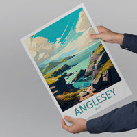 Anglesey Wales Travel Poster