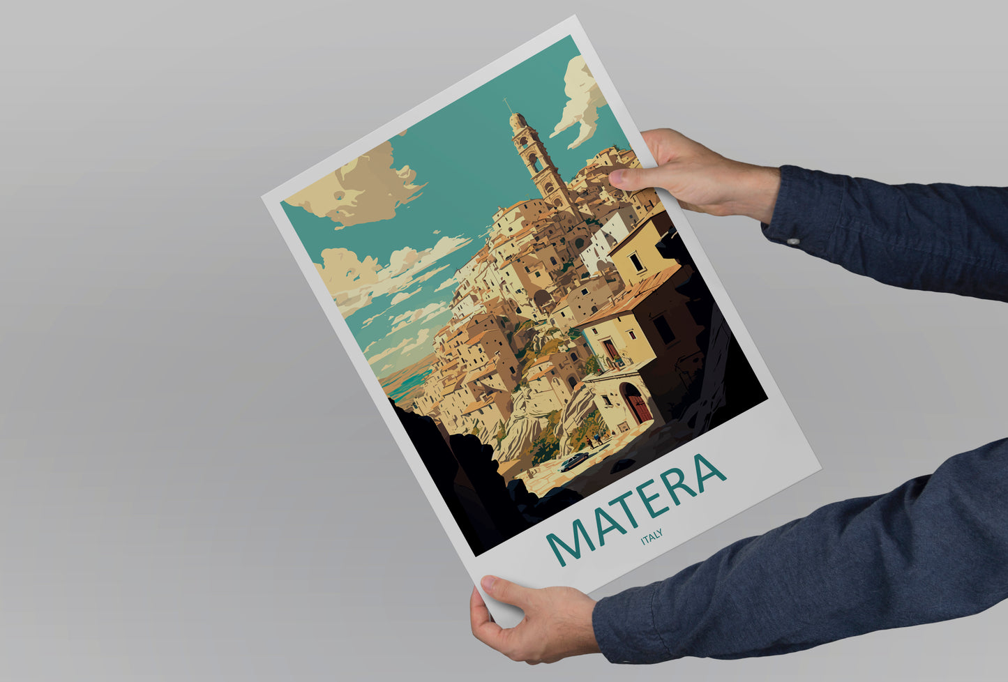 Matera Italy Travel Poster