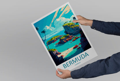 Bermuda Caribbean Travel Poster