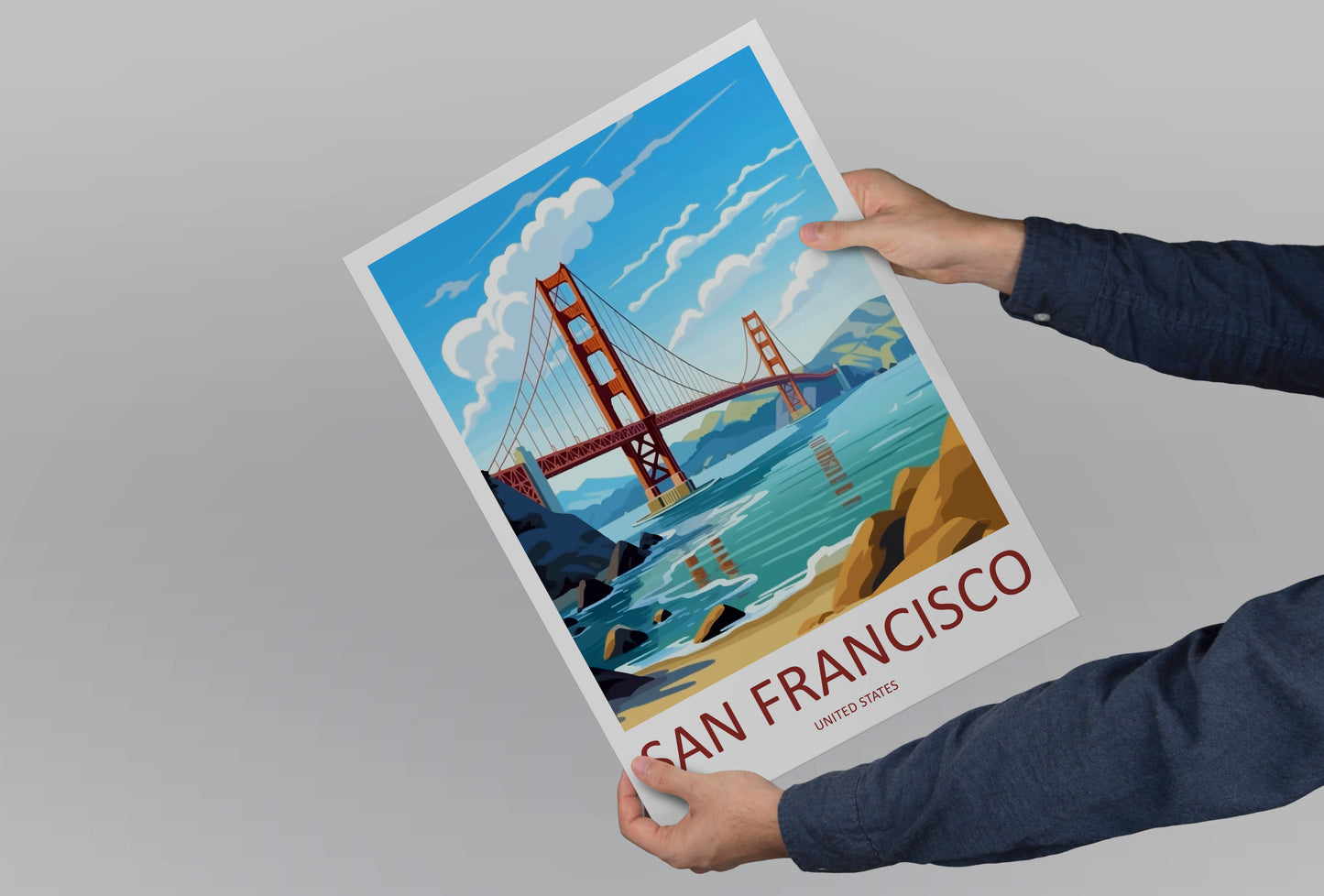 San Francisco United States Travel Poster