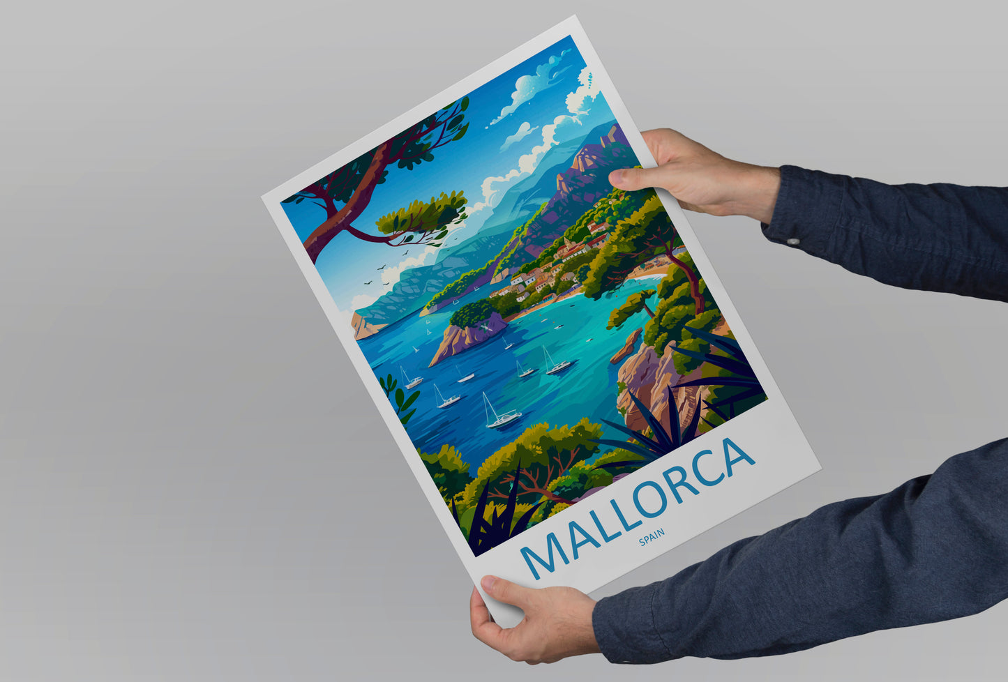 Mallorca Spain Travel Poster